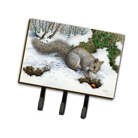 Grey Squirrel Leash or Key Holder