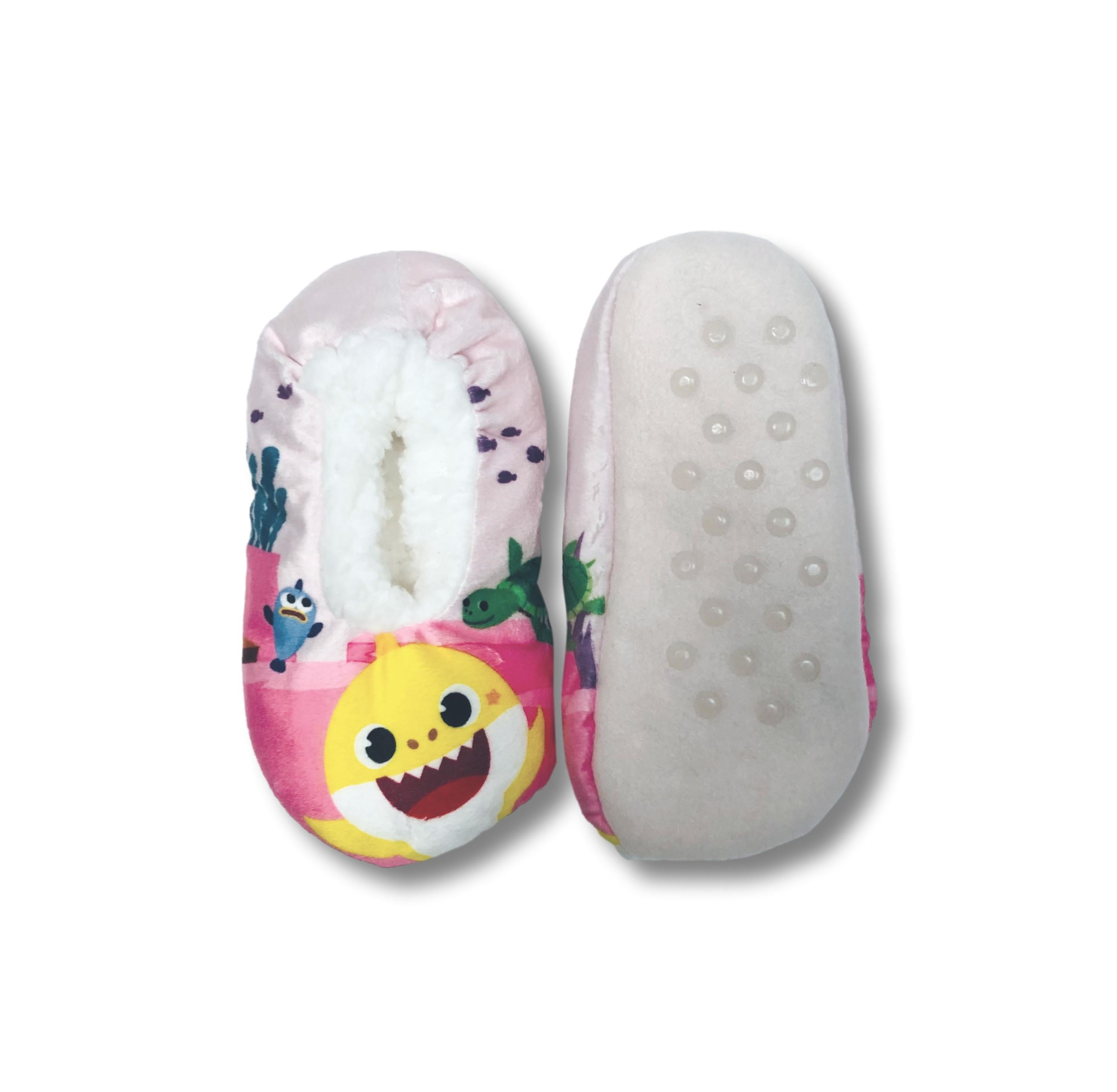 Baby Shark Toddler Girl Slippers Kids Fuzzy Slipper Socks