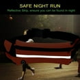 thumbnail image 4 of Running Belt Waist Pack, Water Resistant Waist Bag, Sports Fanny Pack with Adjustable Belt Orange, 4 of 8