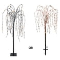 thumbnail image 5 of Fuchsun Christmas Outdoor Tree Solar Willow Tree 4.6 FT Artificial Plant for Garden Waterproof with Blink Modes for Patio Decor, 5 of 7