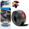 thumbnail image 2 of Adhesivo protector de parachoques para carrocería de coche, tira de barra antifrotación, tiras de parachoques para coche, negro carbón, 2,5 m JM, 2 of 6
