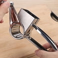 thumbnail image 4 of 4pcs Stainless Steel Cheese Grater Set Hand Held Rotary Cheese Shredder Cutter Slicer Kitchen Tools, 4 of 9