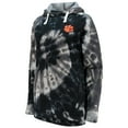 thumbnail image 2 of Women's Colosseum Black Clemson Tigers Slow Ride Spiral Tie-Dye Oversized Pullover Hoodie, 2 of 4