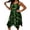 Green, variant on NinXxx Women‘s Square Neck Sleeveless Camo Dress Loose Casual Tunic Sundress Blue XL