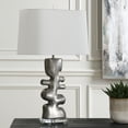 thumbnail image 2 of Uttermost Free Flowing Nickel Table Lamp, 2 of 15