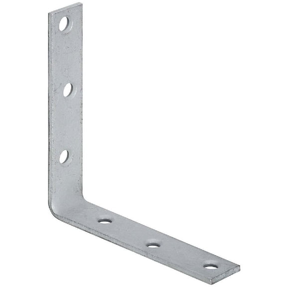 National Hardware 5 In. x 1 In. Galvanized Corner Brace N220-210 Pack of 10