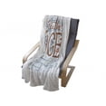thumbnail image 4 of Beach Saying Soft Flannel Fleece Throw Blanket, Lettering of Breathe in the Ocean Text with Ocean Elements, Cozy Plush for Indoor and Outdoor Use, 60" x 80", Teal and Vermilion, by Ambesonne, 4 of 6