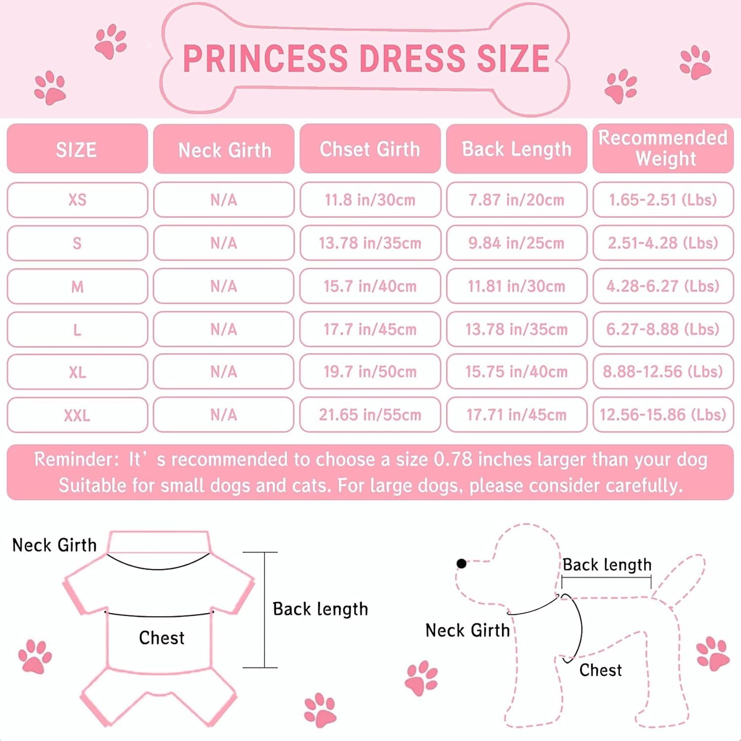 XiHAMA Dog Dresses, Fashion Pet Dog Clothes, Striped Mesh Puppy Dogs Princess Dresses