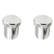 2X Aluminum Alloy 1.5Inch 1 1/2Inch I.D. Weld on Cap and Neck Fuel Filler Tank Water Silver