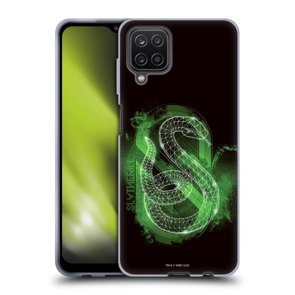 Head Case Designs Harry Potter Deathly Hallows XVIII Slytherin Soft Gel Case for Samsung Galaxy A12 (2020)