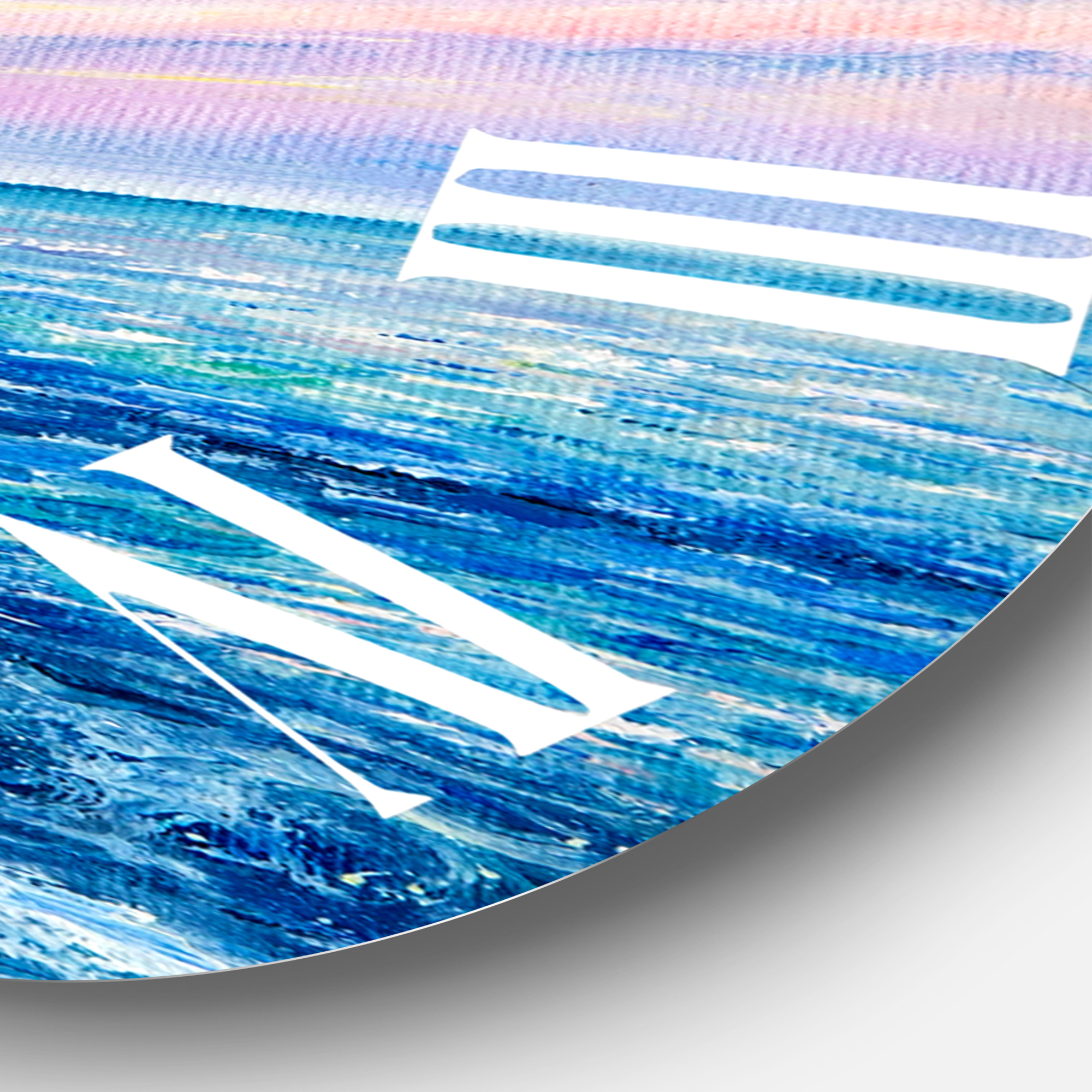 Designart 1 in Coastal Wall Clock