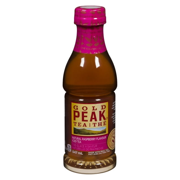 Thé à saveur de framboise Gold Peak bouteille de 547 mL 547 ml
