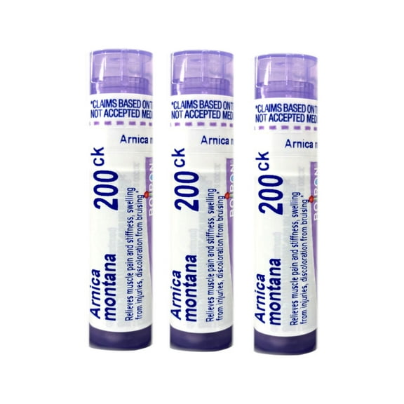 3 Pack Arnica Montana 200CK Boiron 80 Pellet Each