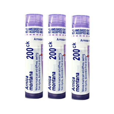 3 Pack Arnica Montana 200CK Boiron 80 Pellet Each