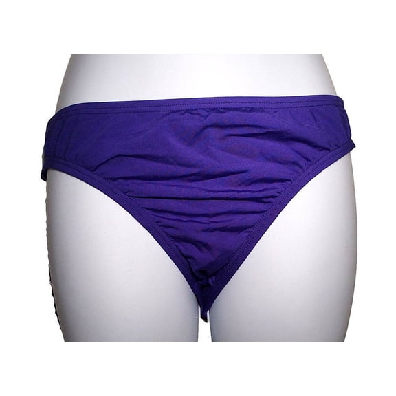 Kenneth Cole Reaction Classic Hi-cut Womens Hipster Swim Bottom Purple