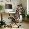 thumbnail image 3 of Renewold Camo Hunting Forest Retro Office Chair Cover for Armrest Chairs Stretch Dog Puppy Footprint Desk Computer Chair Slipcover Removable Non-slip High Back Chair Cover, S, 3 of 7