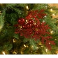 thumbnail image 2 of "Set of 6 Glittered Cedar and Ornament Picks by Valerie in Red ", 2 of 3