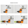 thumbnail image 4 of Conector de Manguera de Jardín, Adaptador de Grifo, Manguera de Riego de Conexión Rápida 2 Piezas, 4 of 5