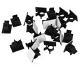 thumbnail image 3 of 20 piezas de bridas de plástico negras, abrazaderas autoadhesivas ajustables para cables de coche, 3 of 5