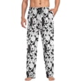 thumbnail image 3 of HPINK-T Dalmatian Dog Men's Pajama Pants Sleepwear Lounge Pajama Bottoms with Pockets, S M L XL XXL, 3 of 13
