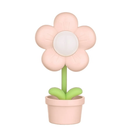 

LYTiang Mini Night Light Flower Cartoon Cute Night Lamp Cartoon Flower Night Light Battery Operated Creative Bedside Lamp Adjustable Cute Bathroom Decorations for Wall Toilet Light Dimmer Stickers