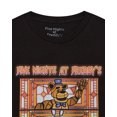 thumbnail image 5 of Five Nights At Freddy's T-Shirt Men's Stained Glass Character Blocks Adult Tee, 5 of 5