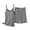 White, variant on HomeGardon Two Piece Sets for Women Fashion Sleeveless V Neck Short Casual Pullover Comfy Set
