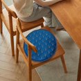 thumbnail image 3 of Oneshrt Round Chair Cushions, Thickened Memory Foam Cushion for Living Room, Office Chair, Slow Rebounds Buttock Student Cushion, Velvet Car Seat Cushion (Round - Blue, 15.75x15.75 in), 3 of 7