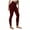 Wine, variant on leggings for women Women Workout Out Pocket Leggings Fitness Sports Running Yoga Pants Navy Blue + S