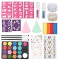 thumbnail image 1 of Face Painting Pigment, Face Body Paint Oil Palette Wide Use Convenient 19 Colors For Theme Party For Carnival For Birthday, 1 of 8