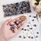 thumbnail image 3 of Aproximadamente 529 piezas de kits de cuentas con forma de estrella y luna, espaciadores de vidrio surtidos, cuentas estéticas para pulseras, collares, colgantes y aretes, serie morado oscuro., 3 of 9