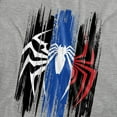 thumbnail image 3 of Spider-Man 2 Womens Gamerverse Spider Stripes Heather T-Shirt, 3 of 6