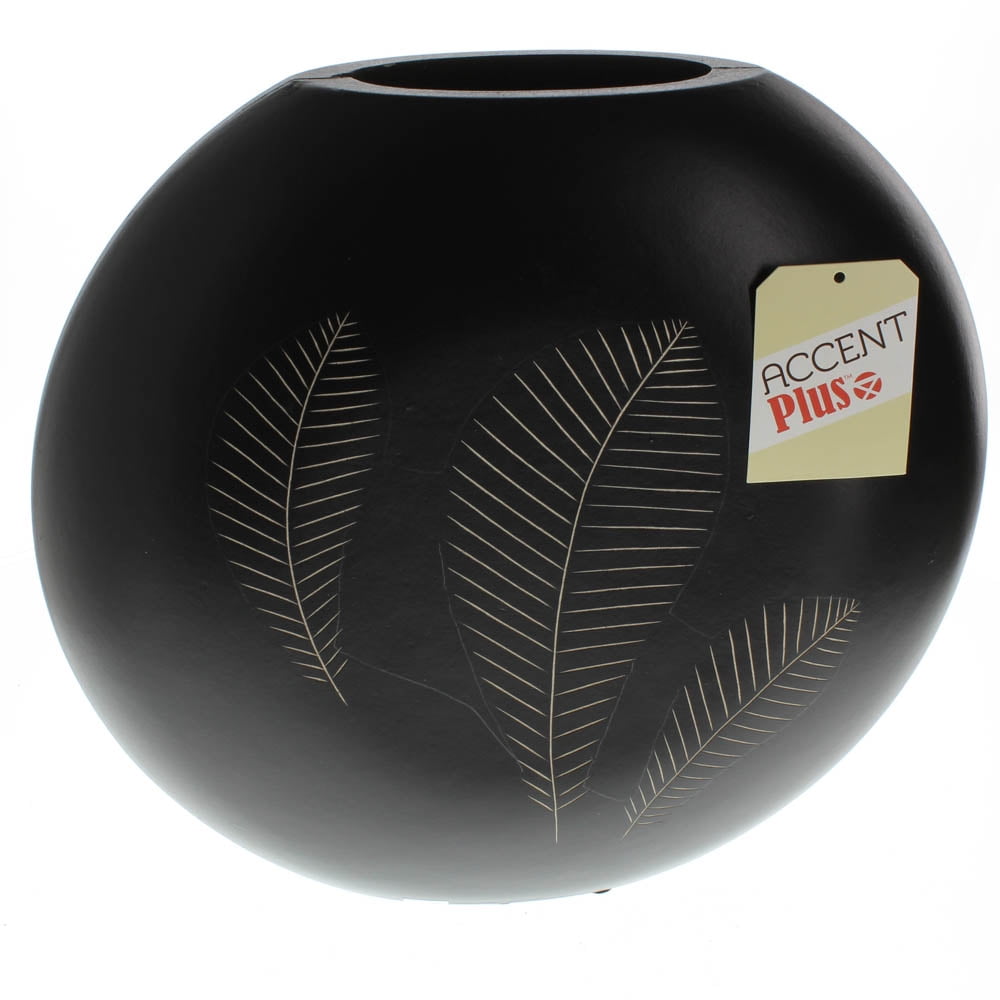 Black Floor Vase, Decorative Vases Home Accents Made Of