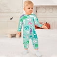 thumbnail image 3 of Badtz Maru Baby Footless Rompers, Long Sleeve Baby Onesie Jumpsuit for Boys Girls, 3 of 8