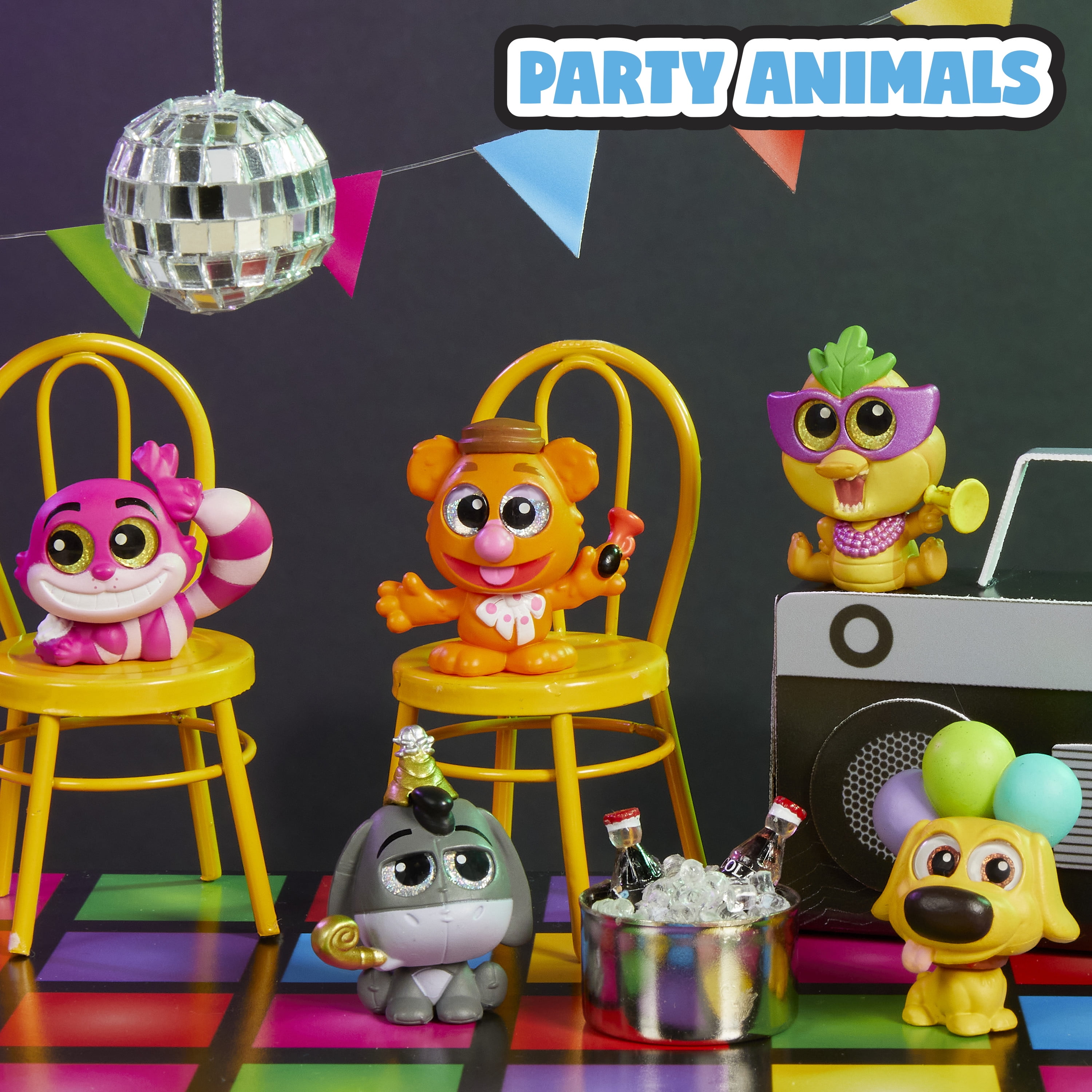 Disney Doorables Let’s Party Mini Peek Series 14, Collectible 4 cm Toys, Boys and Girls Ages 5 Up