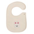 thumbnail image 3 of YEUHTLL Waterproof Baby Bib Double-layers Neck Baby Bibs Drool with Bear/Rabbit/Smile, 3 of 15