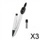 thumbnail image 1 of 3xBrújula Profesional Para Geometría, Brújulas De Metal Herramienta De Dibujo De Círculos 3 piezas, 1 of 3