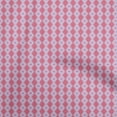 thumbnail image 1 of oneOone Velvet Pink Fabric Asian Ikat Sewing Material Print Fabric By The Yard 58 Inch Wide, 1 of 4