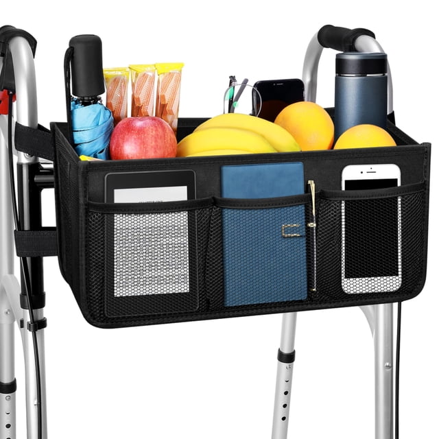 Walker Basket Dotday mejorado con portavasos, bolsa plegable