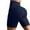 Navy, variant on IWRICH Women's Biker Shorts with Pockets High Waist Yoga Shorts Running Gym Workout Leggings Navy XL