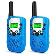 GLUAAE Happy Gift Best Gifts for Kid, Walkie Talkies for Kid,Cool Toys for 3-12 Year Old Boys,2 Pack (Blue)