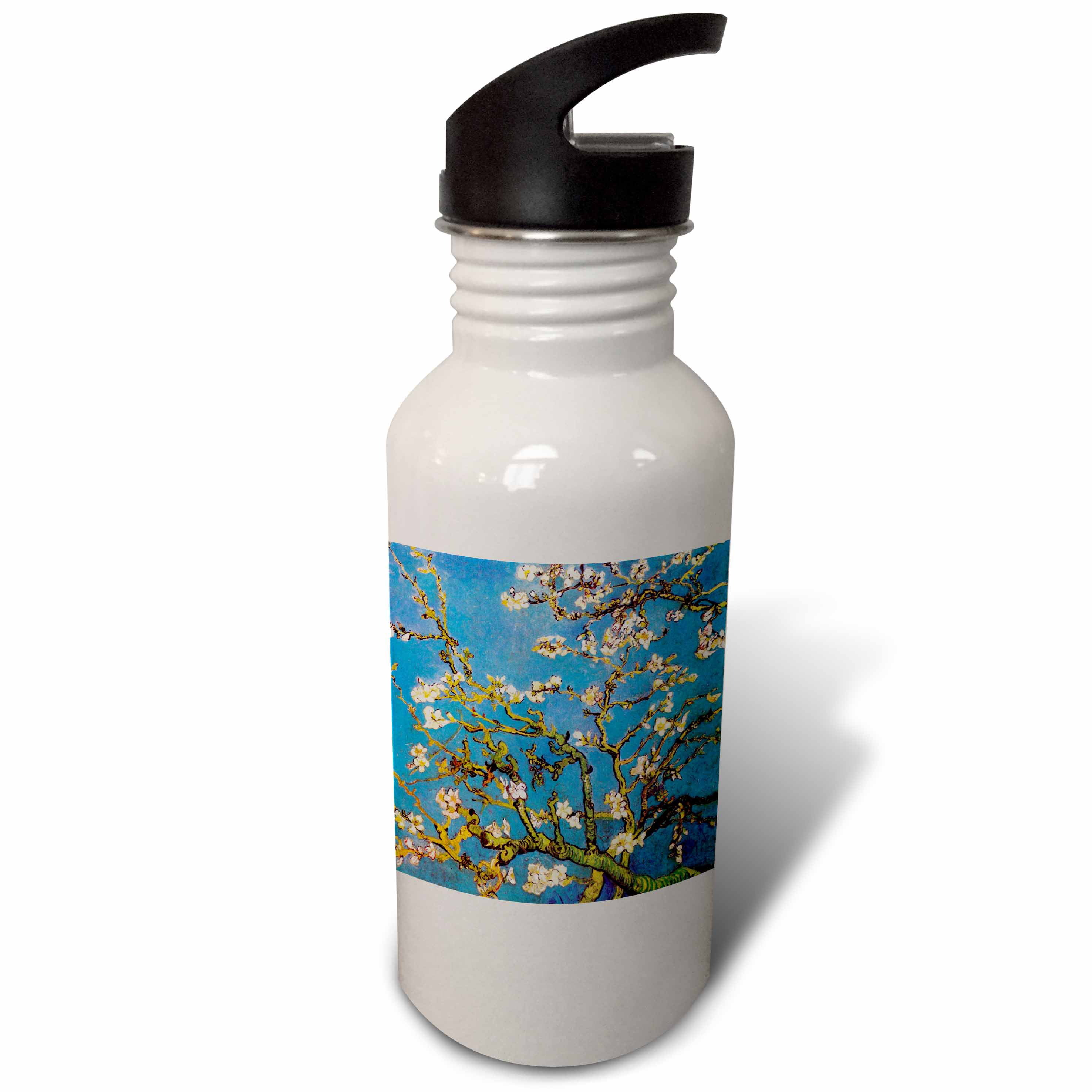 Van Gogh Flowers Water Bottle Personalised Stainless Steel 