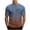 v#268D1068, variant on Rggeeun Men'S Tee Color Block Design Gradient Style Short Lightweight Sleeve Crew Neck Loose Fit For Summer Outdoor Play Versatile Tops,D,M