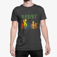 thumbnail image 5 of Save P.B.S Resist Rainbow Character Graphic Tee, Protest T Shirt, Hands-Off Tee, Retro Public Broadcasting Service Tee, 5 of 6