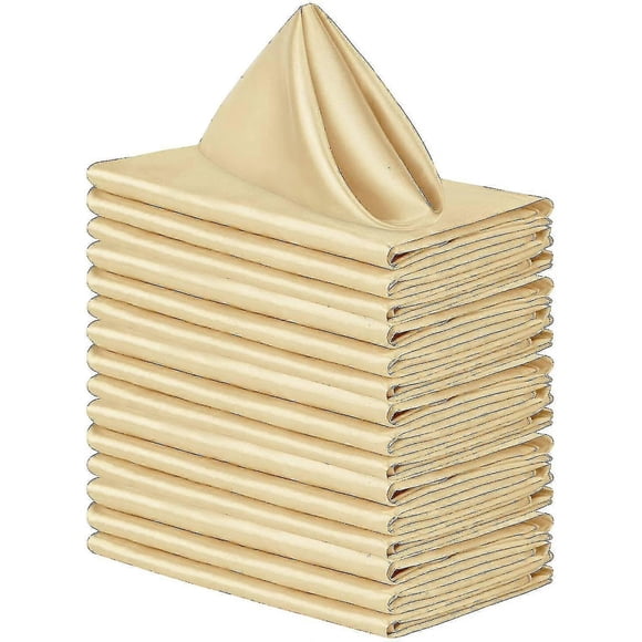 12pcs 12inch Kitchen Cloth Napkins Cotton Blend Washable And Reusable Table Dinner Napkins