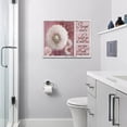 thumbnail image 4 of Farmhouse Pink Dandelion Inspirational Quotes Decor Wall Art Farm Flower Accept What is Pictures Wall Decor Canvas Painting Prints Artwork Decorations Framed for Bedroom Bathroom Kitchen 16"x12", 4 of 6