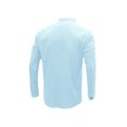 thumbnail image 2 of Sunloudy - Camisa informal de otoño para hombre, color sólido, manga larga, cuello levantado, botones, tops con bolsillo Sunloudy S M L XL XXL, 2 of 4