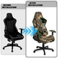 thumbnail image 5 of Xoenoiee Hunting Camo Print Gaming Chair Covers with Armrest Covers Office Desk Chair Cover Computer Chair Cover Stretch Gamer Chair Slipcovers Cat Scratch Proof, 5 of 7