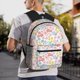 thumbnail image 5 of Fotbe Retro Floral Mochila Ligera Casual para Laptop para Hombres y Mujeres, Mochila Impermeable de Uso Diario, Mochila para Universidad, 5 of 5
