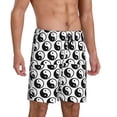 thumbnail image 2 of Sikiie Yin Yang Mens Pajama Shorts, Lounge Pant, Men's shorts，Sleep Pj Shorts for Men-XX-Large, 2 of 6